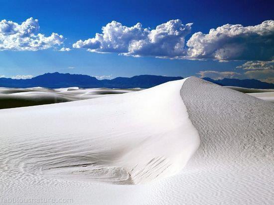 Parc National des sables blancs - Nouveau - Mexique