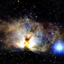 La Nebulosa Fiamma e la stella Alnitak - Costellazione di Orione