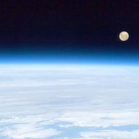 La Terre et la Lune vues de l'espace