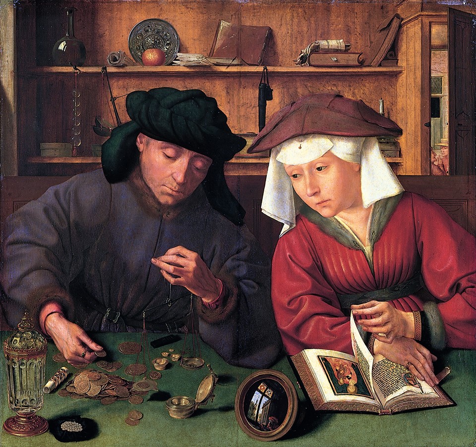 Le prêteur et sa femme (1514), Quentin Metsys