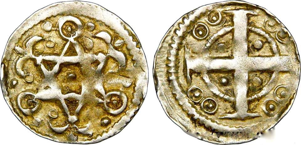 Maille ou petit denier (1180-1220), Ypres - Flandre