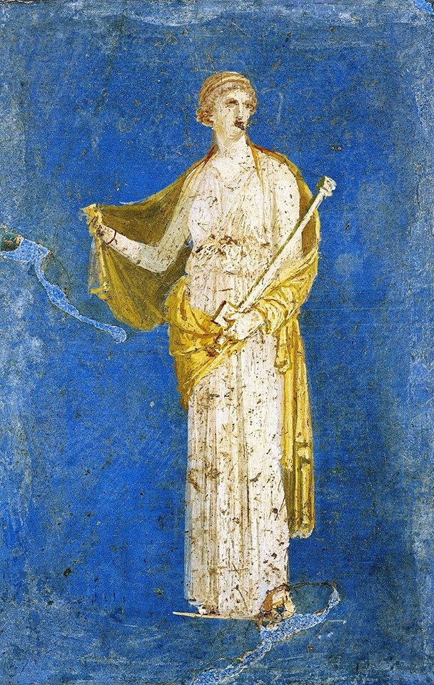 Médée, détail de fresque (Ier siècle), Stabie - Italie
