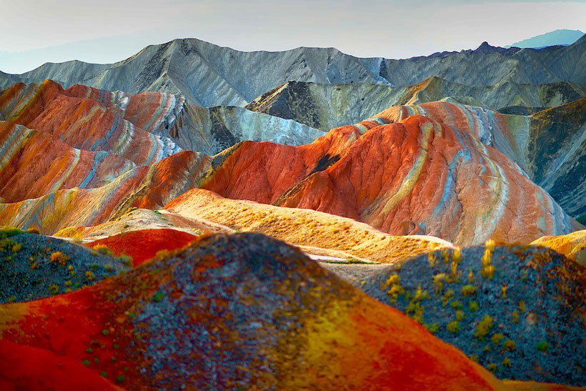 Montagnes multicolores, Danxia - Chine