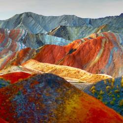 Montagne multicolori, Danxia - Cina