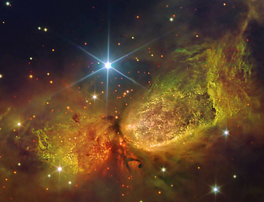 Nebulosa Angelo di Neve - Costellazione del Cigno