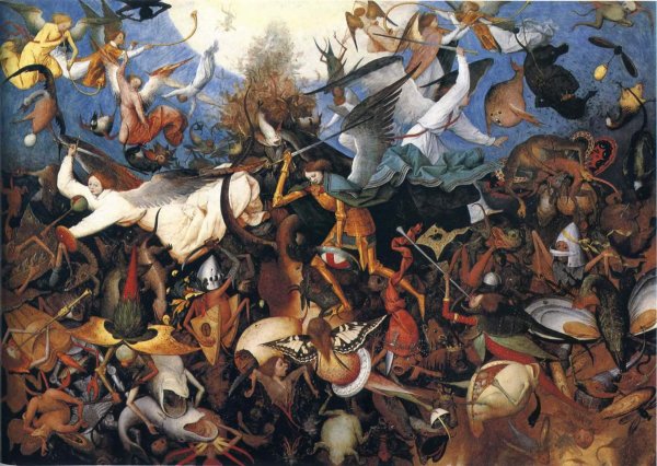 Pieter Brueghel l'Ancien - La chute des anges rebelles (1562)