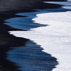 Plage de sable noir, Dyrhólaey - Islande