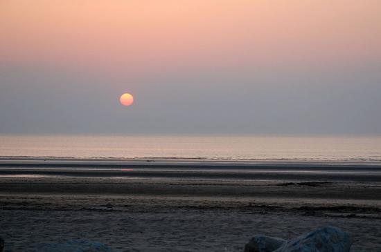 Coucher de soleil à Deauville - France