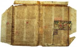 Fragment du Roman de Tristan par Chrétien de Troyes - 1300-1310