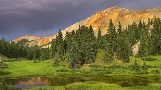 La chaîne de Montagne Rouge, Ouray - Colorado