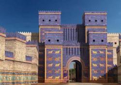 La Porte d'Ishtar (575 av. J.C.) -  Mésopotamie (Irak)