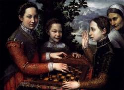 Le Jeu d'échecs (1555) - Anguissola Sofonisba,1531 - 1626)