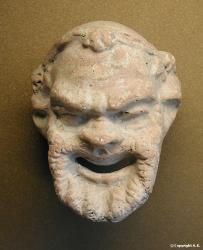 Masque de Silène, drame satyrique, IIIe siècle avant J.C.