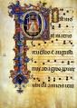 XIIe siècle, Antiphonaire ; caractères en gothique 