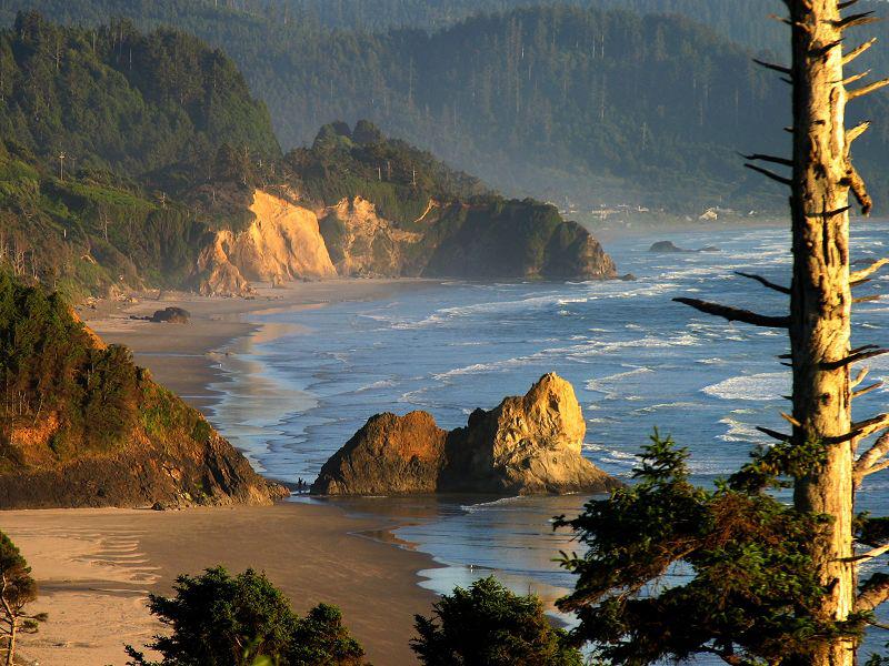 Cannon beach, Parco Nazionale Ecola - Oregon