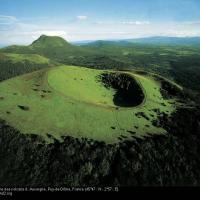 Il puy de Côme, catena dei Puys, Alvernia, Puy-de-Dôme - France