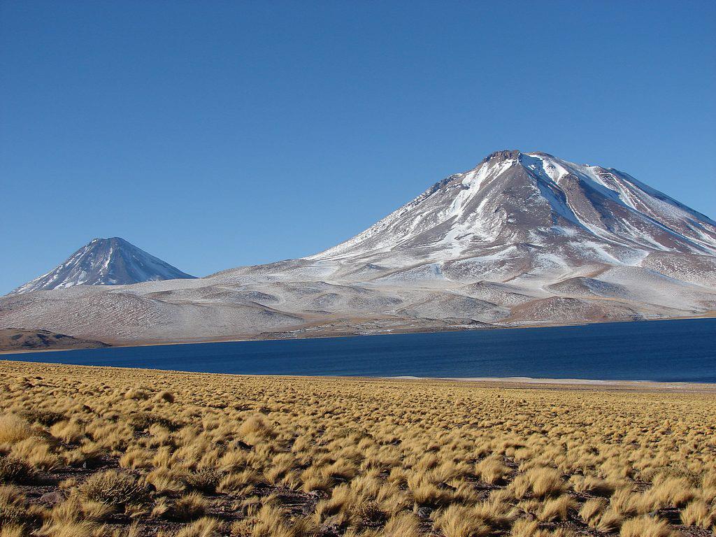 Volcans Parinacota et Pomerape, Parc National de Lauca - Chili