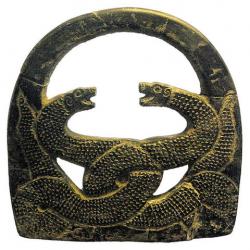 Deux serpents (dualité), IIIe millénaire av. J.-C. (musée de Tabriz).