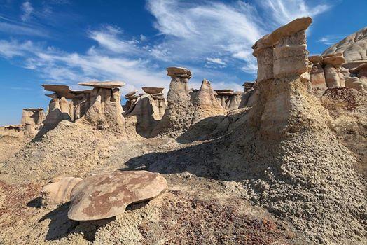 Hoodoos, Badlands de Bisti - Nouveau Mexique