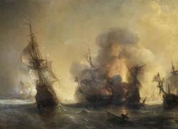 La Bataille de Lagos (1693) - Théodore Gudin (1802-1880)