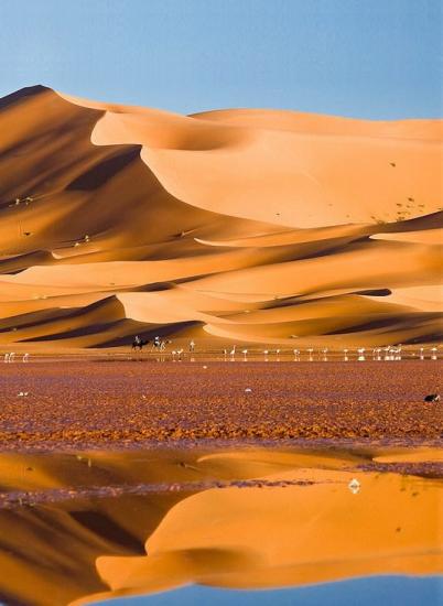 Lac Yasmina, erg Chebbi, Merzouga - Maroc