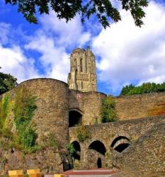 Saint-Lô (Briovera), ancienne fortification, Normandie - France